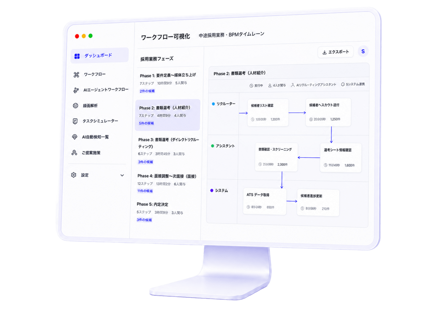 ScreenFlowのワークフロー可視化画面